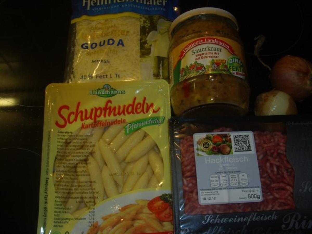 Schupfnudel-Sauerkraut-Auflauf - Rezept - Bild Nr. 2