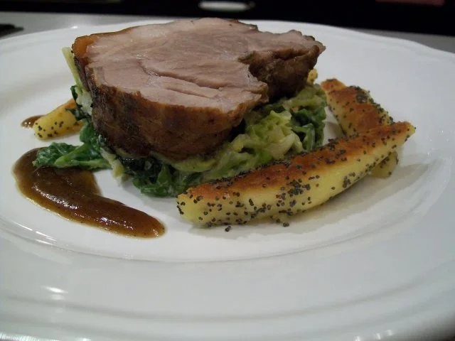 4h Ferkel/ Haselnuss-Wirsing/ Mohn-Schupfnudeln - Rezept - Bild Nr. 15