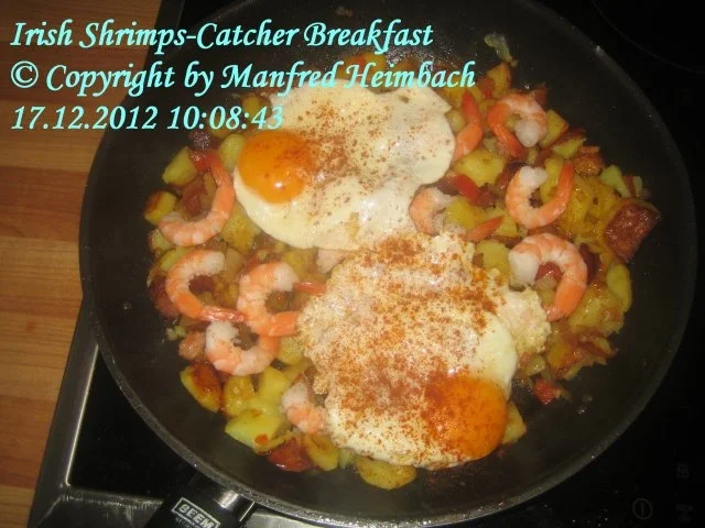 Rezept: Shrimps – Irish Shrimps-Catcher Breakfast Bild Nr. 2 Shrimps – Irish Shrimps-Catcher Breakfast - Rezept - Bild Nr. 2