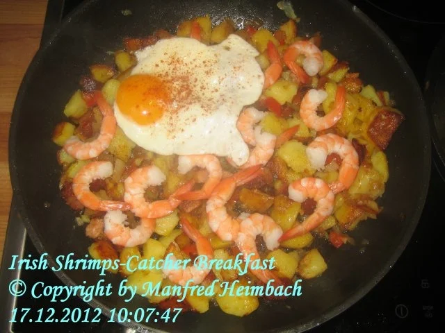 Rezept: Shrimps – Irish Shrimps-Catcher Breakfast Bild Nr. 3 Shrimps – Irish Shrimps-Catcher Breakfast - Rezept - Bild Nr. 3