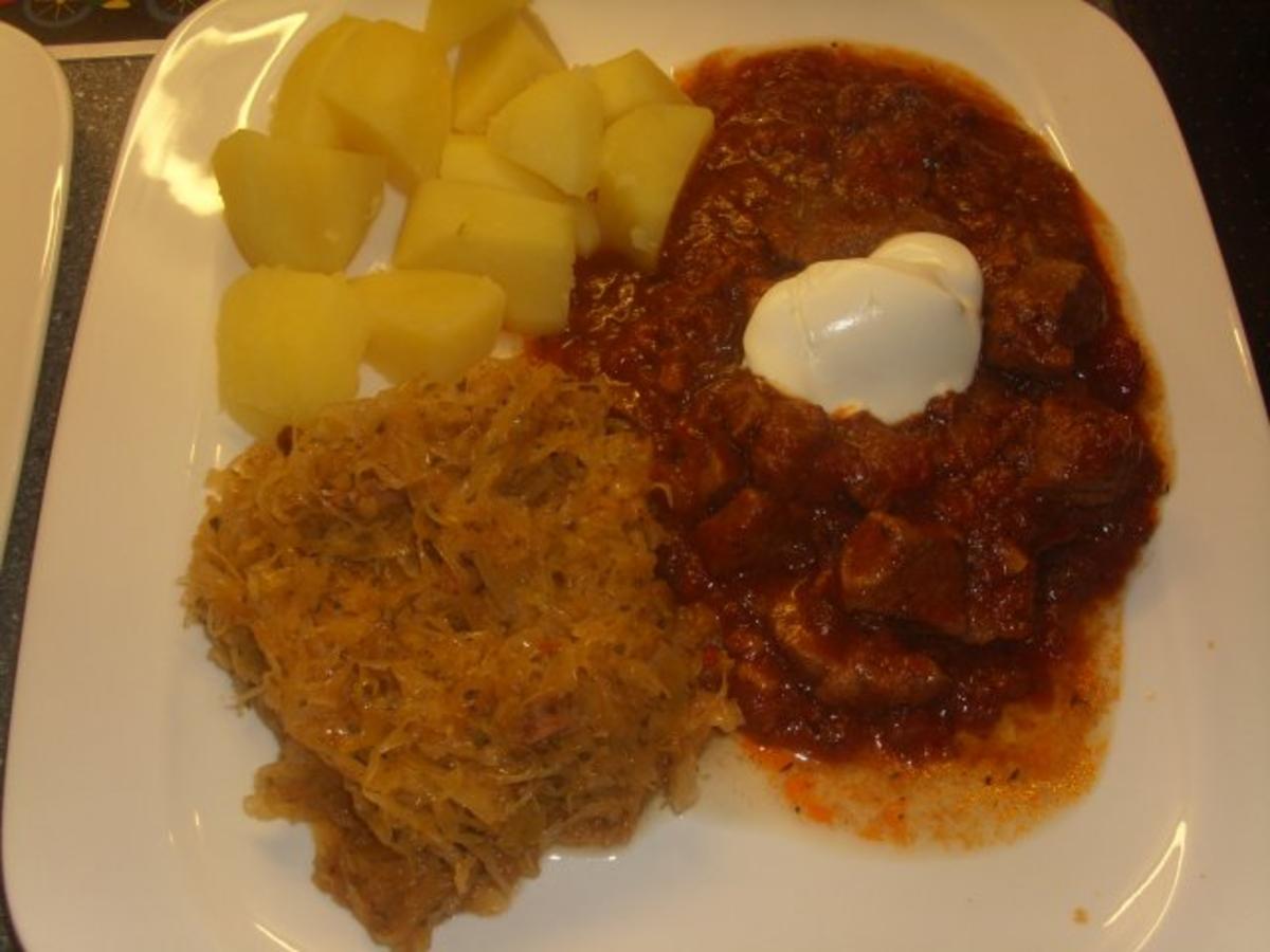 Gulasch aus Ungarn - Rezept mit Bild - kochbar.de