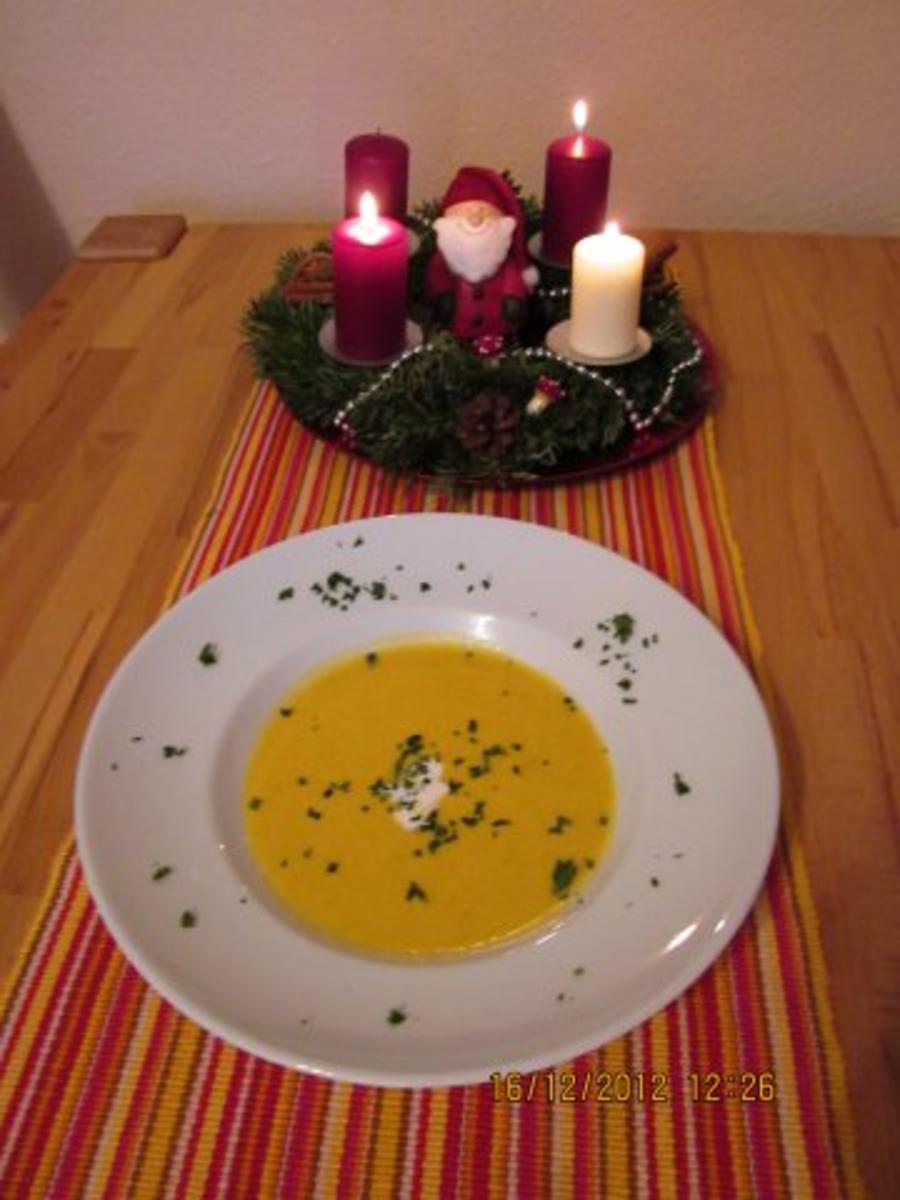 scharfe Möhrensuppe mit Kokos - Rezept By MeMi