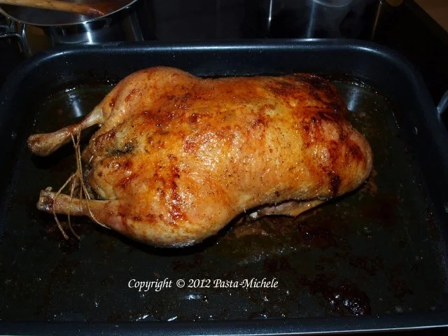 Entenbraten mit Pfeffer-Rotweinsauce - Rezept - Bild Nr. 4