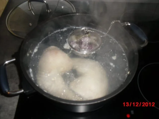 Rezept: Hühnerfrikassee Bild Nr. 4 Hühnerfrikassee - Rezept - Bild Nr. 4