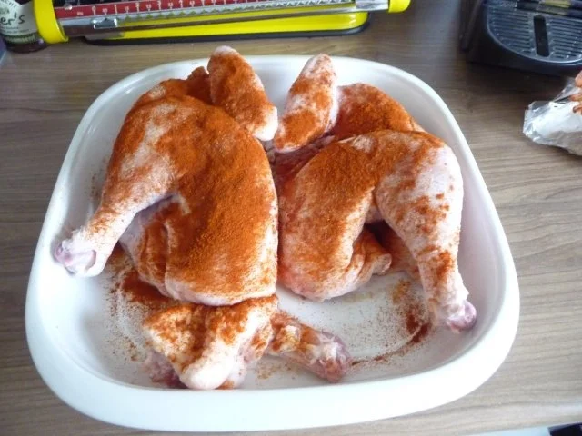 3. Adventsessen / Adventsmenü Orangenhähnchen in Rosinensoße mit Rosenkohl und Kartoffeln - Rezept - Bild Nr. 4