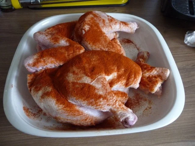 3. Adventsessen / Adventsmenü Orangenhähnchen in Rosinensoße mit Rosenkohl und Kartoffeln - Rezept - Bild Nr. 5