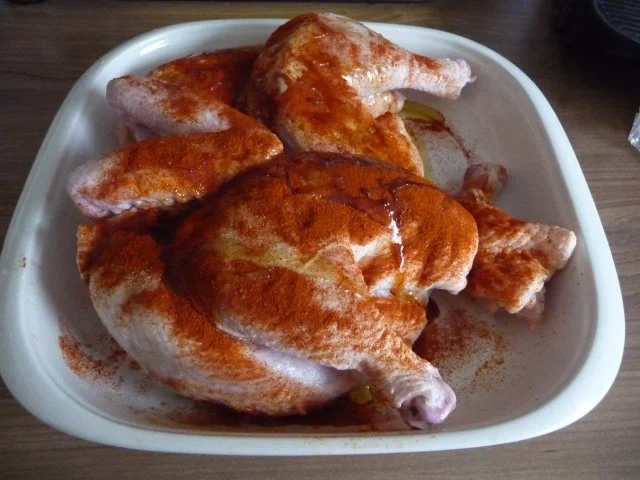 3. Adventsessen / Adventsmenü Orangenhähnchen in Rosinensoße mit Rosenkohl und Kartoffeln - Rezept - Bild Nr. 6