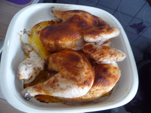 3. Adventsessen / Adventsmenü Orangenhähnchen in Rosinensoße mit Rosenkohl und Kartoffeln - Rezept - Bild Nr. 8