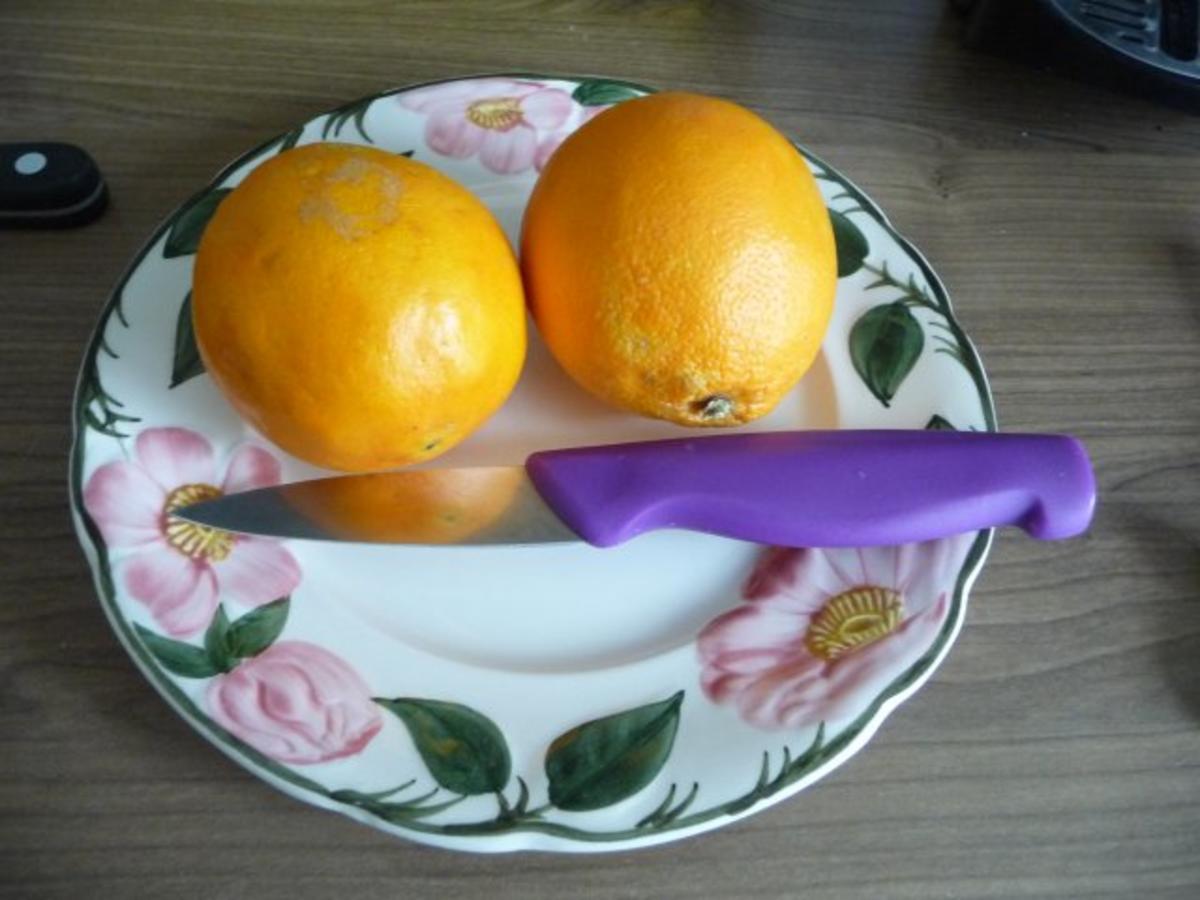3. Adventsessen / Adventsmenü Orangenhähnchen in Rosinensoße mit Rosenkohl und Kartoffeln - Rezept - Bild Nr. 9