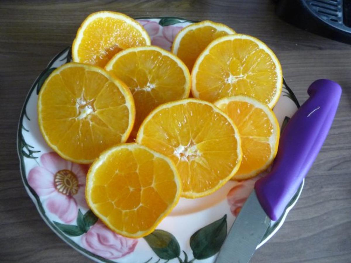 3. Adventsessen / Adventsmenü Orangenhähnchen in Rosinensoße mit Rosenkohl und Kartoffeln - Rezept - Bild Nr. 10