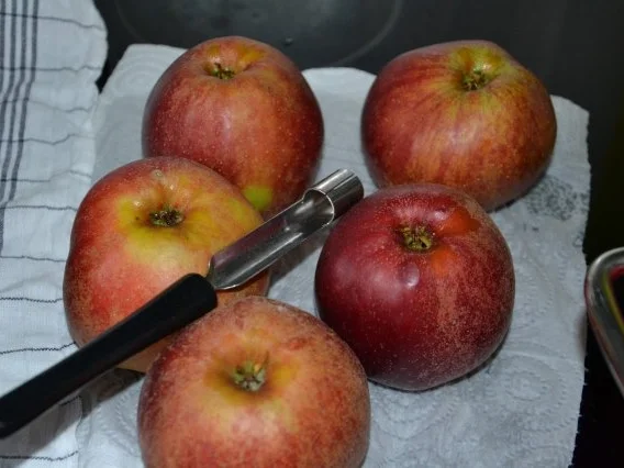 Backapfel-Marzipankuchen mit Vanillesauce - Rezept - Bild Nr. 8