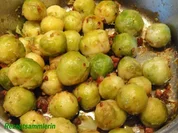 Gemüse:   ROSENKOHL in Schinkenwürfel - Rezept