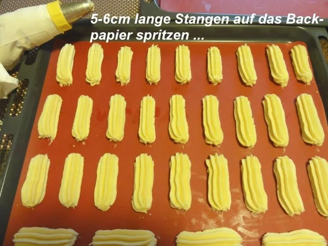 Kekse:   MANDARINEN - STANGEN - Rezept - Bild Nr. 6