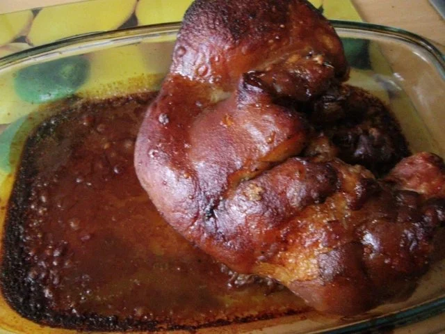 Eisbein  rückwärts gegart mit Lebkuchensauce - Rezept - Bild Nr. 12