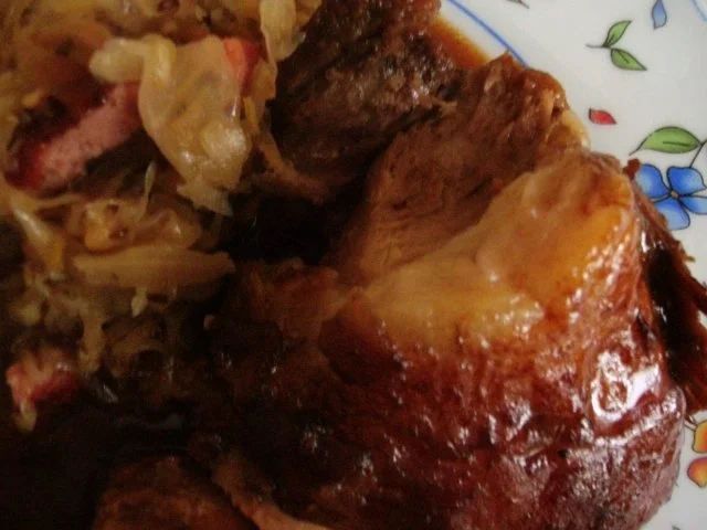 Eisbein  rückwärts gegart mit Lebkuchensauce - Rezept - Bild Nr. 13