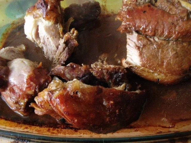 Eisbein  rückwärts gegart mit Lebkuchensauce - Rezept - Bild Nr. 10