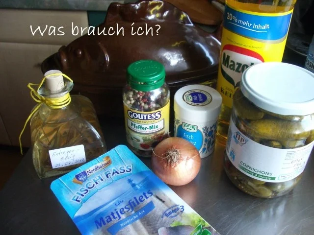 Gabelbissen  -  Matjesfilet in Öl - Rezept - Bild Nr. 2