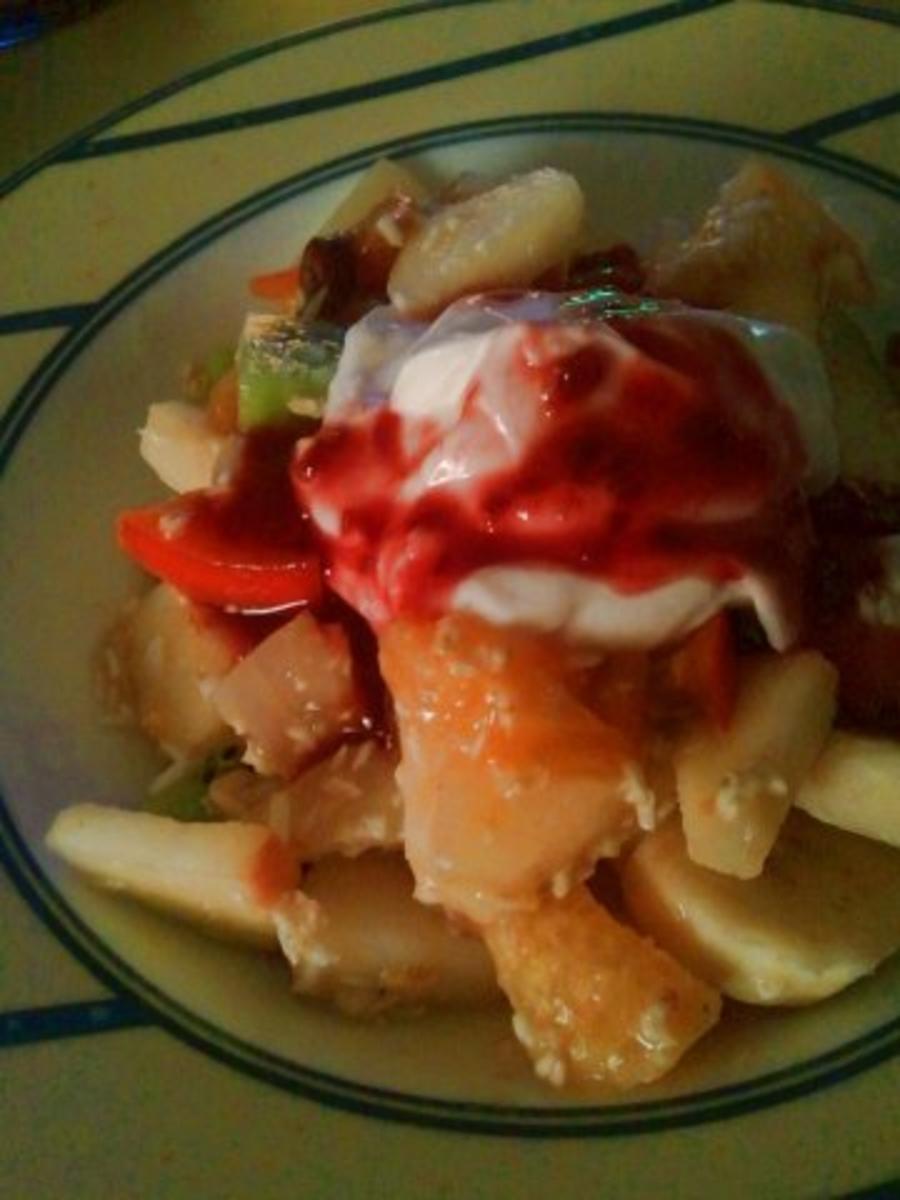 Weihnachtlicher Obstsalat mit Karibikflair Rezept kochbar.de