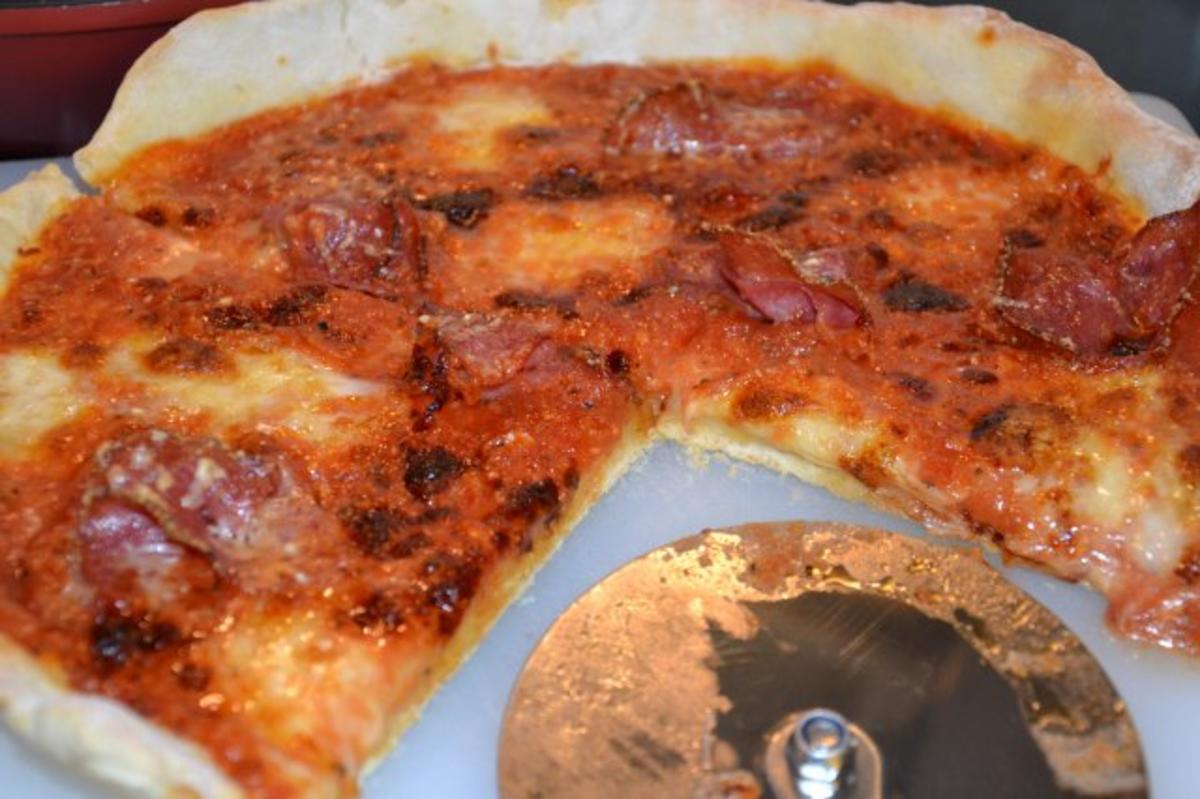 Bilder für Pfannenpizza Geht schnell und ist super lecker - Rezept