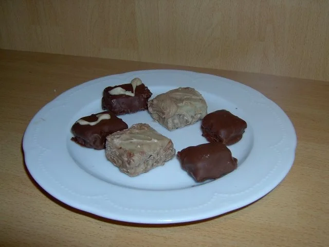 Dominosteine Pralinés - Rezept