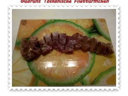 Fleisch: Toskanische Filettürmchen - Rezept - Bild Nr. 4