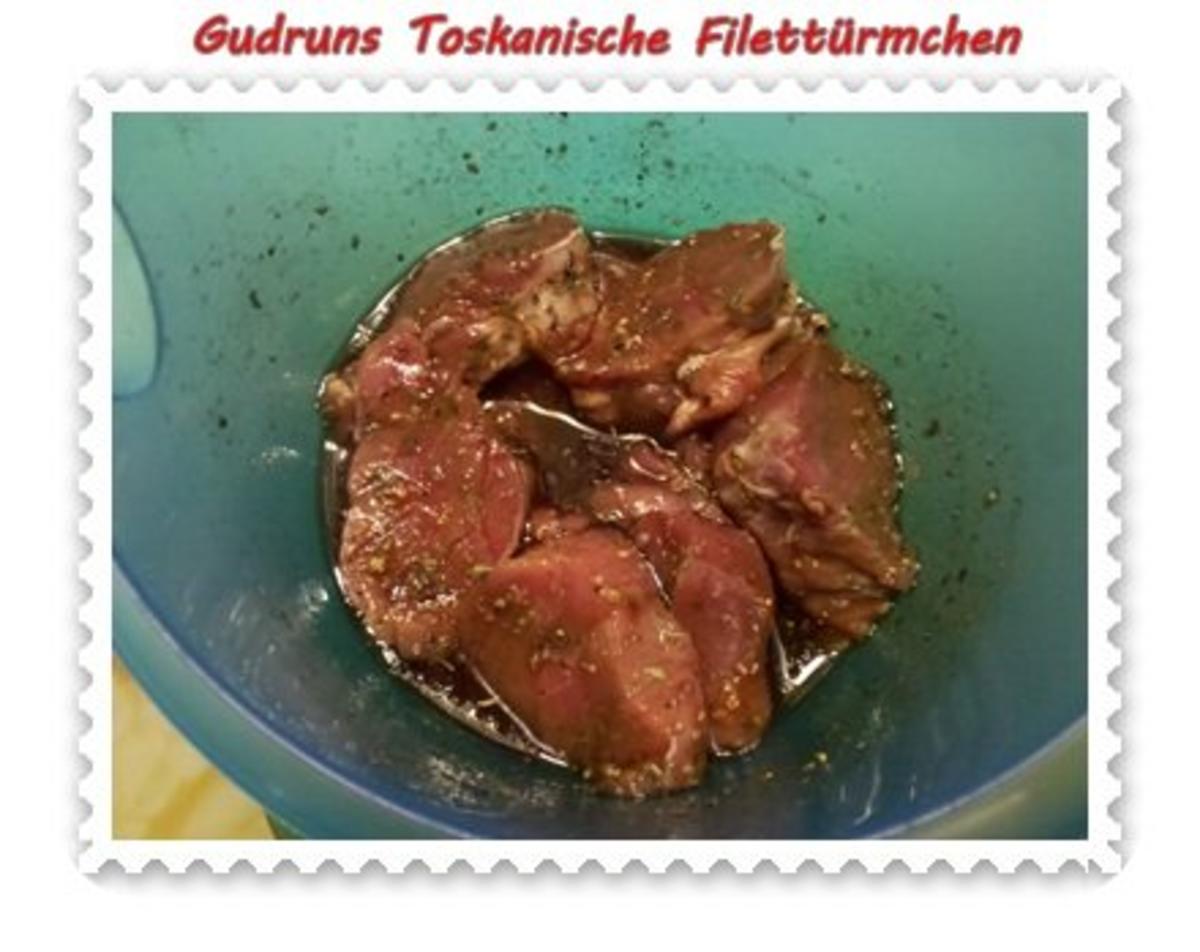 Fleisch: Toskanische Filettürmchen - Rezept - Bild Nr. 7