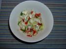 Würzig-pikanter gemischter Käsesalat mit Blauschimmelkäse - Rezept