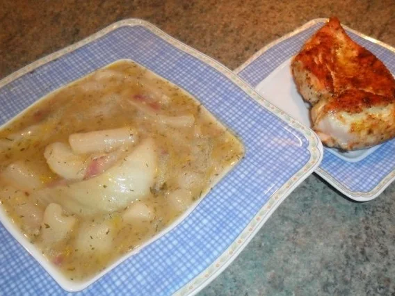 Rezept: schwarzwurzel-fenchel-eintopf mit hähnchenfilet schwarzwurzel-fenchel-eintopf mit hähnchenfilet - Rezept