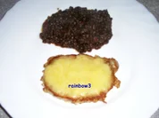 Kochen: Käse-Steaks mit Beluga-Linsen - Rezept