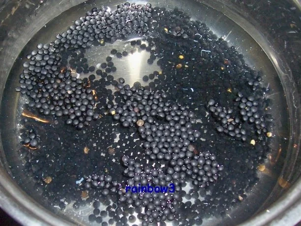 Kochen: Käse-Steaks mit Beluga-Linsen - Rezept - Bild Nr. 2