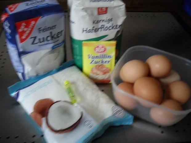 Kokos-Haferflockenmakronen - Rezept