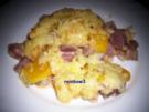 Auflauf: Kartoffeln mit Paprika, überbacken - Rezept