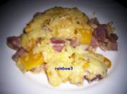 Auflauf: Kartoffeln mit Paprika, überbacken - Rezept