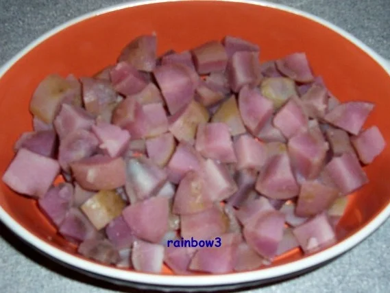 Auflauf: Kartoffeln mit Paprika, überbacken - Rezept - Bild Nr. 3