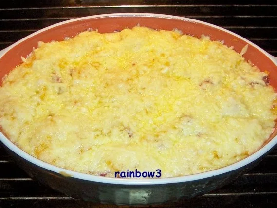 Auflauf: Kartoffeln mit Paprika, überbacken - Rezept - Bild Nr. 7