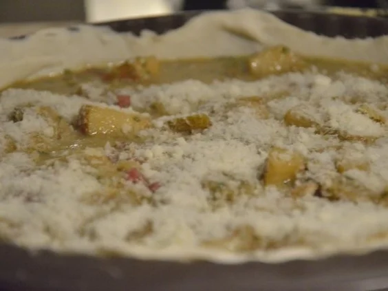 Rezept: Roqueforttarte mit karamellisierter Speck-Birne Bild Nr. 5 Roqueforttarte mit karamellisierter Speck-Birne - Rezept - Bild Nr. 5