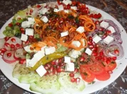 deftiger granatapfelsalat -weihnachtssalat - Rezept