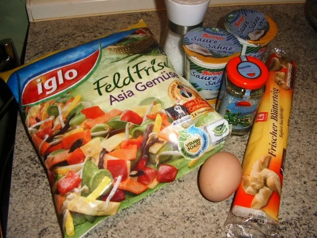 Rezept: Gemüsekuchen Bild Nr. 2 Gemüsekuchen - Rezept - Bild Nr. 2