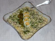 Feiner Kartoffelsalat à la  "Oòrndrasch", mit selbstgemachter Majo. (Rzpt. um 1976) - Rezept
