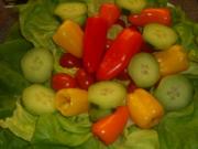 Bunter knackiger Salat - Rezept