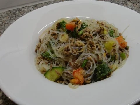 Lauwarmer Glasnudelsalat - Rezept - Bild Nr. 4