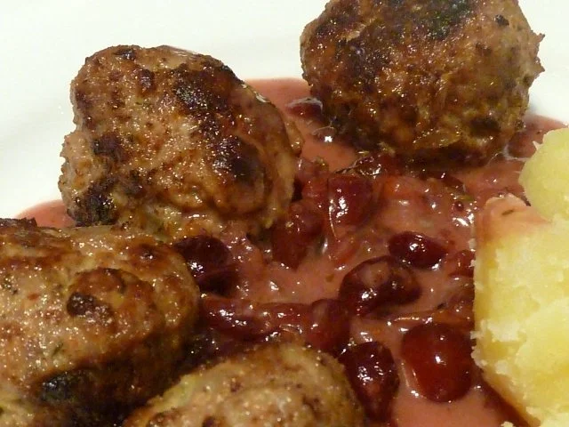 Hackbällchen mit Cranberry Sauce - Rezept - Bild Nr. 2