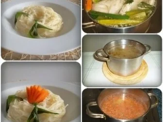 Weihnachtliche Hühnersuppe mit Nestnudeln - Rezept - Bild Nr. 16