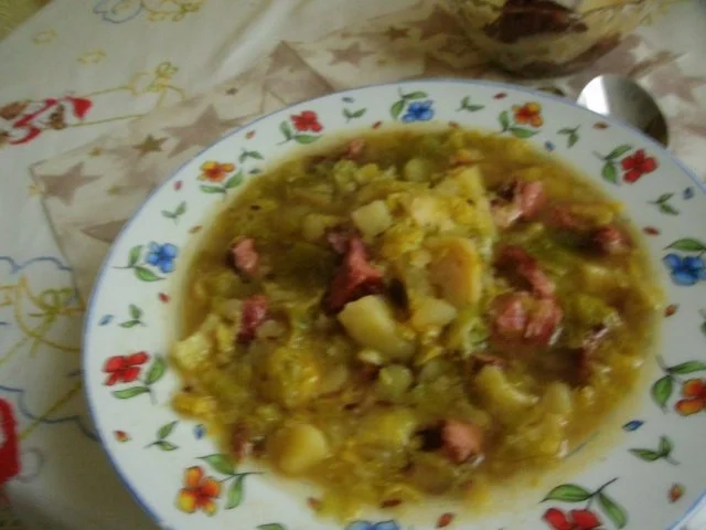 Rosenkohleintopf mit geräucherten Rippchen - Rezept - Bild Nr. 8