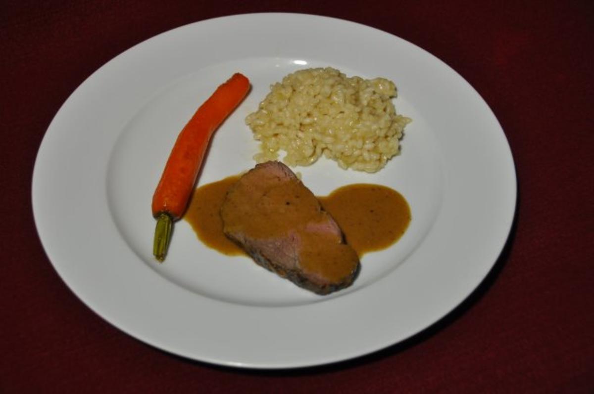 Rinderfilet mit Risotto und kleiner Gemüsebeilage - Rezept Gesendet von
Das perfekte Dinner