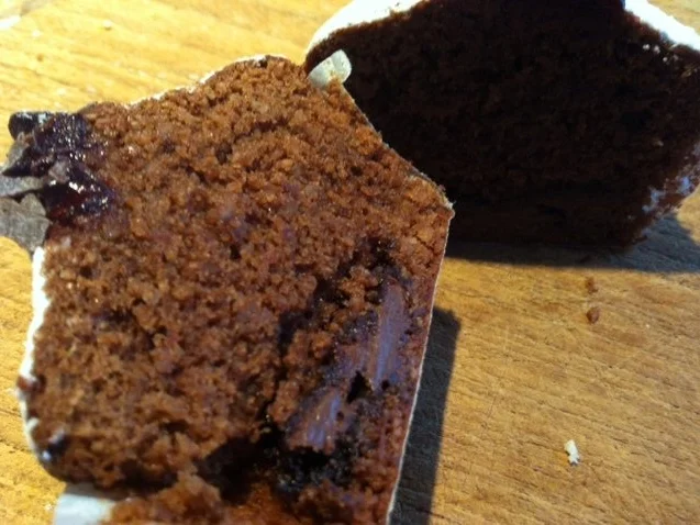 Schoko Muffins mit cremigen Kern - Rezept