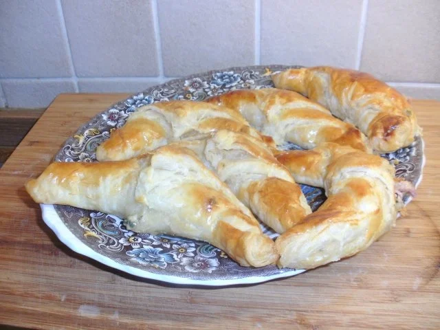 Rezept: Käse - Schinkencroissants Käse - Schinkencroissants - Rezept