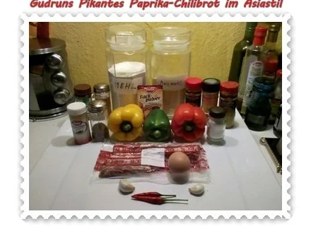 Brot: Pikantes Paprika-Chilibrot im Asiastil - Rezept - Bild Nr. 2