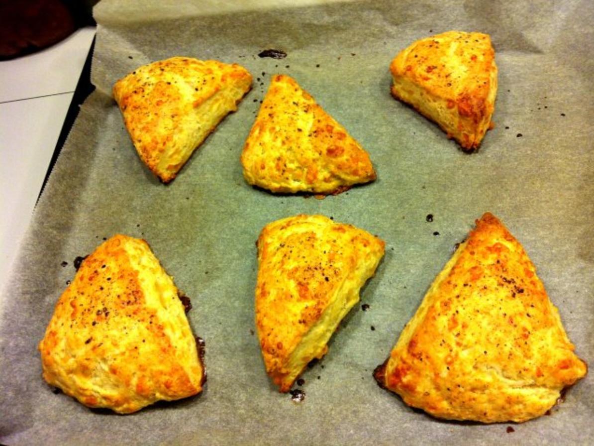 Schnelle Käse-Scones - Rezept mit Bild - kochbar.de