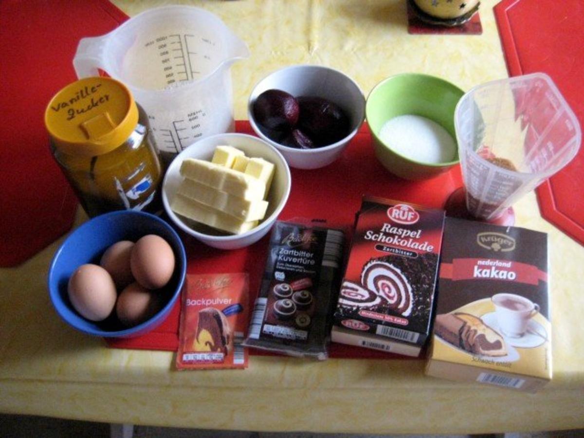 Schoko Kuchen mit Roter Beete - Rezept - Bild Nr. 2